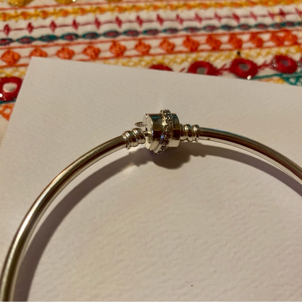 NEW❗️Limited Edition Pandora Sparkling Shooting Star Bangle brand Genuine 8.3”